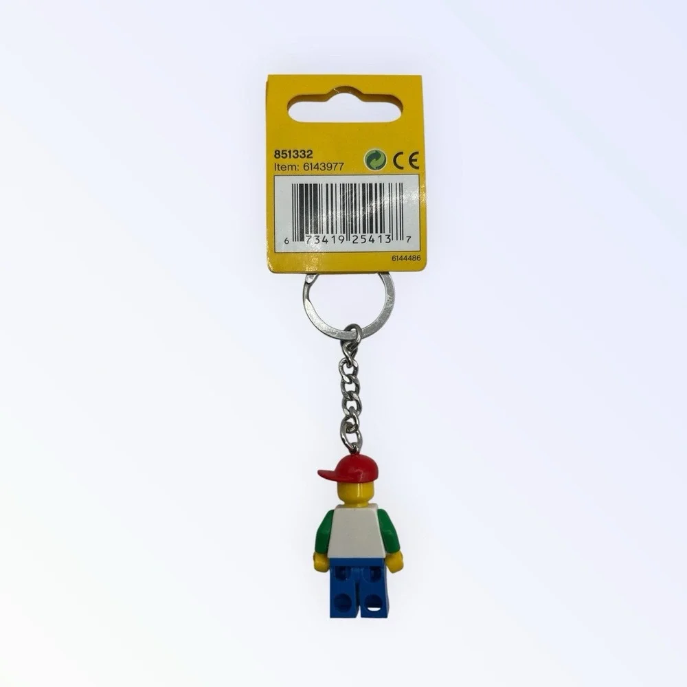 NEW Rare Lego 851332 I Love Legoland Lego Boy Minifigure 1.5 Inch Keychain 2015